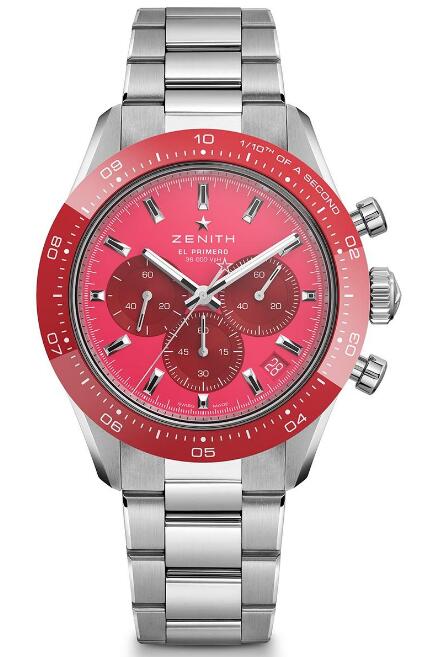 Review Zenith Chronomaster Sport Red Only Watch Replica Watch 03.3110.3600/01.M3100 - Click Image to Close